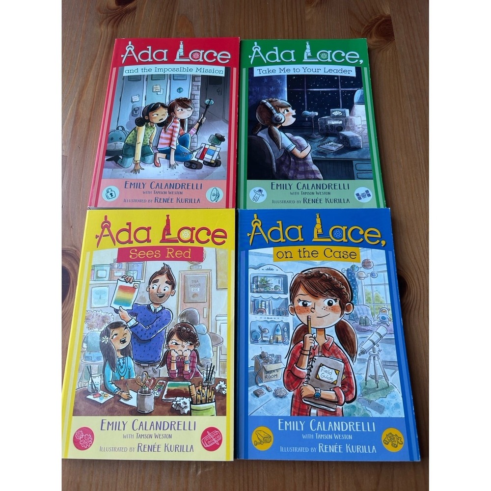 Ada‎ Lace By Emily Calandrelli Book Bundle Of 4 (Paperback)
